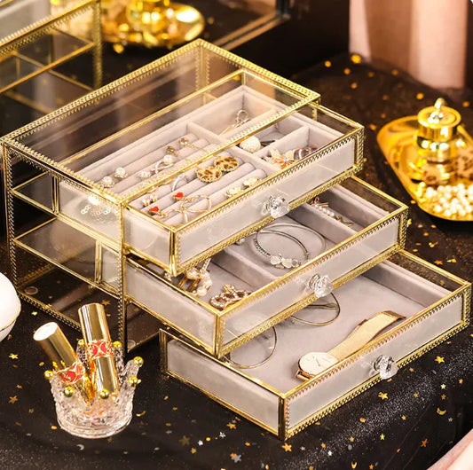 Clear Gem Jewelry Box