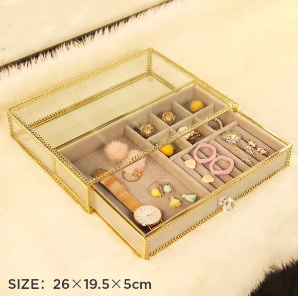 Clear Gem Jewelry Box