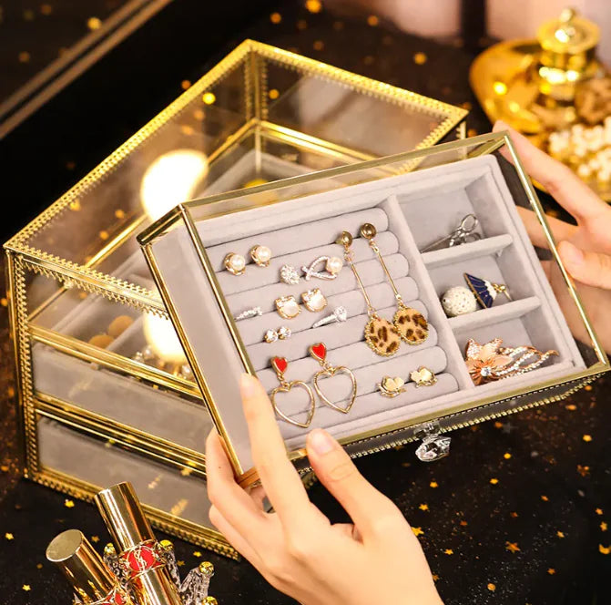 Clear Gem Jewelry Box
