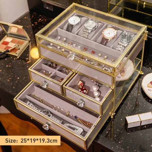 Clear Gem Jewelry Box