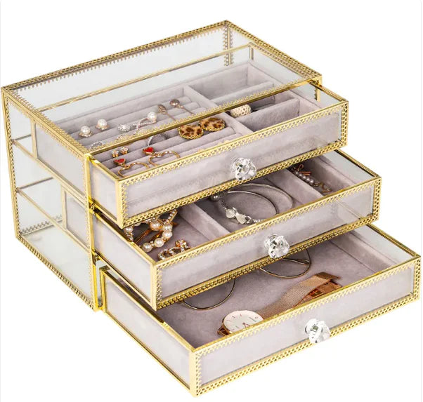 Clear Gem Jewelry Box
